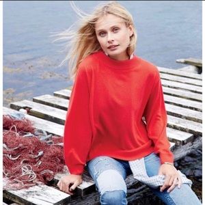 J. Crew Dolman Sweater with Rib Trim